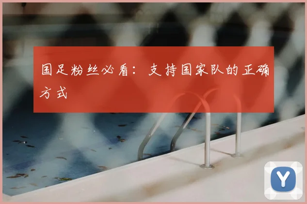 国足粉丝必看:支持国家队的正确方式